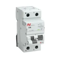 Дифавтомат EKF AVERES 1P+N 6А ( B ) 6 кА, 30 мА ( A ), rcbo6-1pn-6B-30-a-av