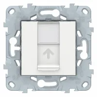 Розетка компьютерная RJ45 Cat.6 Schneider Electric UNICA NEW, белый, NU541518