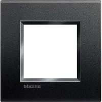 Рамка 1 пост BTicino LIVING LIGHT, антрацит, LNA4802AR