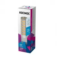 Лампа светодиодная LED капсула Космос 7Вт 220В G9 4500К, LksmLED7WG9C4500pc