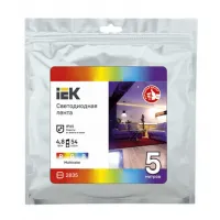 Светодиодная лента IEK LED LSR-2835RGB54-4.8-IP65-12В (уп.5м), LSR1-3-054-65-3-05