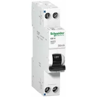 Дифавтомат Schneider Electric Acti9 2P 25А (C) 6кА 30мА (AC), A9D63625