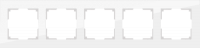 Werkel  Favorit Бел. Матовый Рамка 5-ая стекло WL01-Frame-05 a036581