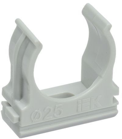 Крепеж-клипса унив. 25мм серая CF25 IEK (кратно 100)