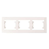 Makel Defne  Бел.  Рамка 3-ая IP20 СП 42001703