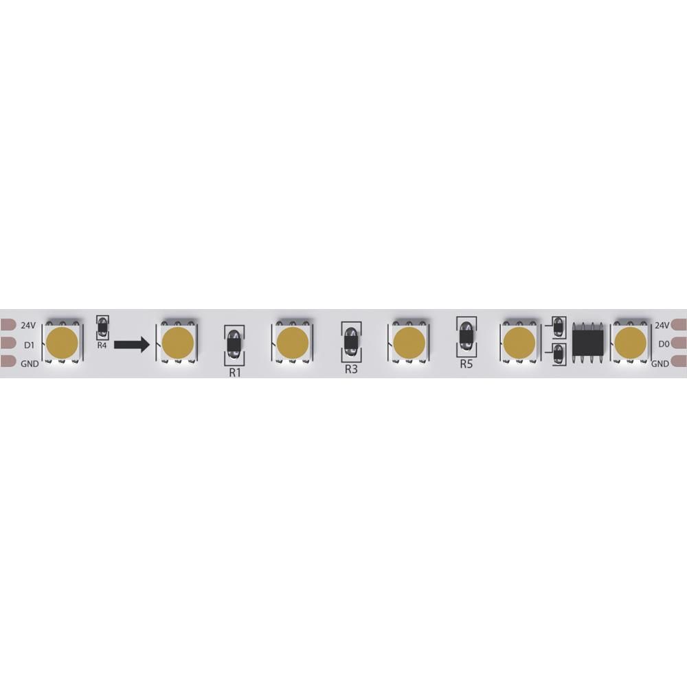 Светодиодная лента 24V 14,4W/m 3100К 5м Arte Lamp SPI A2406010-03-3K