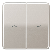 Клавиша 2-ая для жалюзийного выключателя/кнопок Jung CD Платина