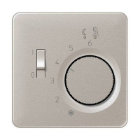 Крышка для регулятора подогрева пола FTR231U; Jung CD Платина