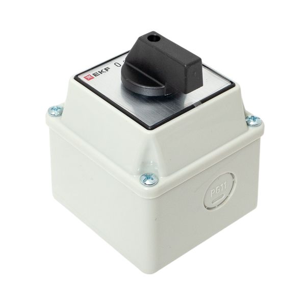 Переключатель кулачковый ПК-3-13 25А 3P "ВКЛ-ВЫКЛ" IP65 EKF PROxima