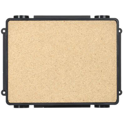 Коробка напол. 16м черная ONFLOOR IEK KNU-80-16-PA-9011