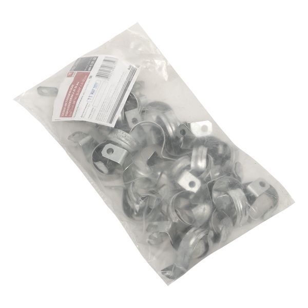 Скоба металлическая однолапковая  для монтажного пистолета d31-32мм. (50шт.) EKF