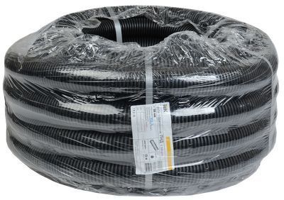 Труба ПНД легкая с зондом 50мм черная IEK (кратно 15)