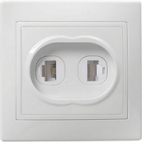 IEK  Кварта   Бел. Роз. ТФ 2-ая СП РТ12-КБ ETK20-K01-DM