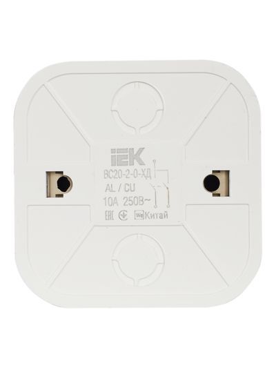 Выключатель 2-кл. ОП GLORY 10А ВС20-2-0-ХД дуб IEK EVH20-K24-10