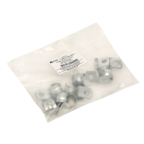 Скоба металлическая однолапковая d12-13 мм (10 шт) EKF PROxima