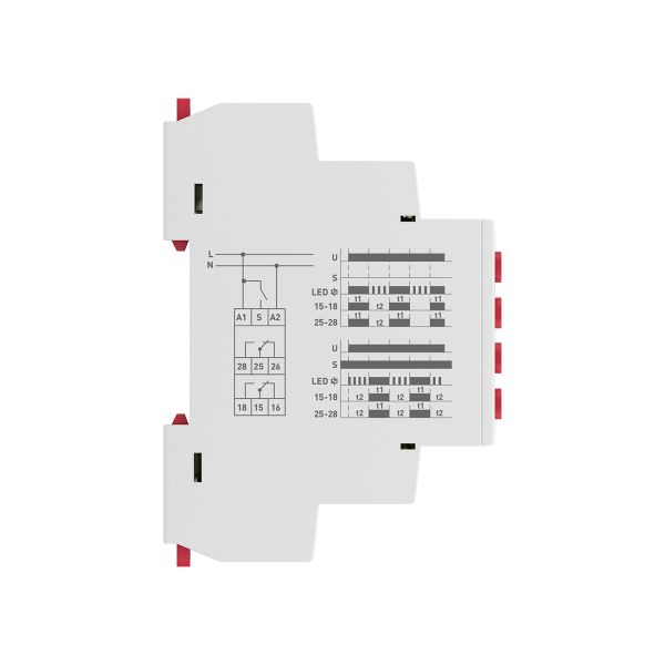 Реле времени (2 регулир. порога времени 2 исп. конт.) RT-2C 12-240В EKF PROxima