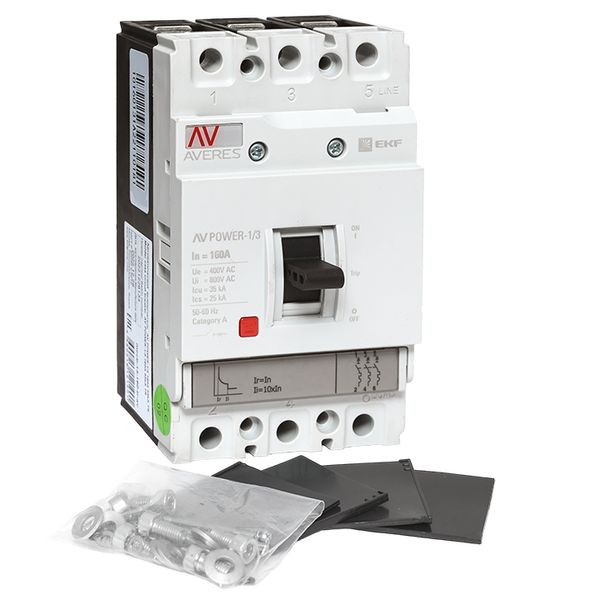 Выключатель автоматический в литом корпусе AV-POWER-1/3 160А 35кА TR EKF