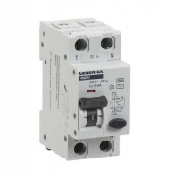 Диф. автомат  2П  20А  30мА АВДТ 32 GENERICА ИЭК мАD25-5-020-C-30