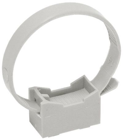 Держатель хомутный серый д.16-32мм CFF1 со стяжкой  IEK