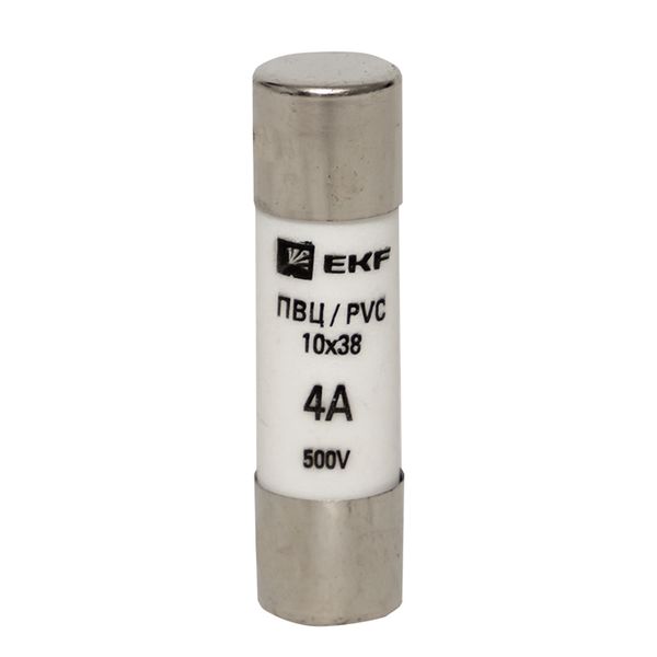 Плавкая вставка цилиндрическая ПВЦ (10x38) 4А EKF