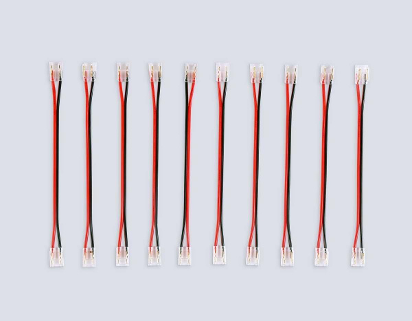Соединитель гибкий двухсторонний AMBRELLA LIGHT ILLUMINATION COB 12/24V для лент 8/10mm (2 конт.) (10шт. в комплекте) GS7895