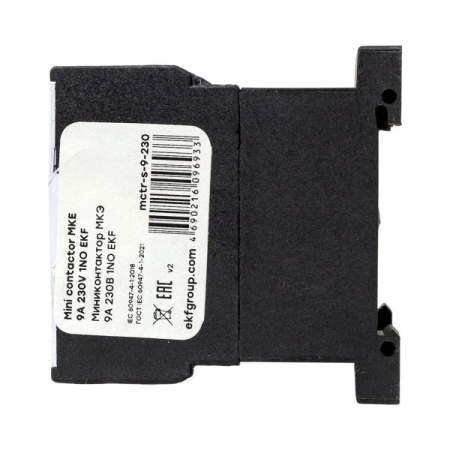 Миниконтактор МКЭ 9А 230В 1NO EKF PROxima