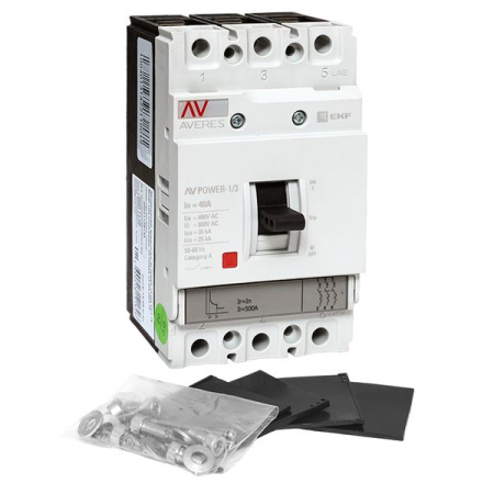 Выключатель автоматический в литом корпусе AV-POWER-1/3 40А 35кА TR EKF