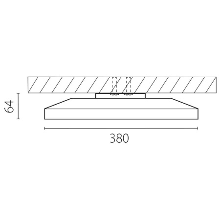 Светильник светодиодный настенно-потолочный Arco Eco Lightstar 225740