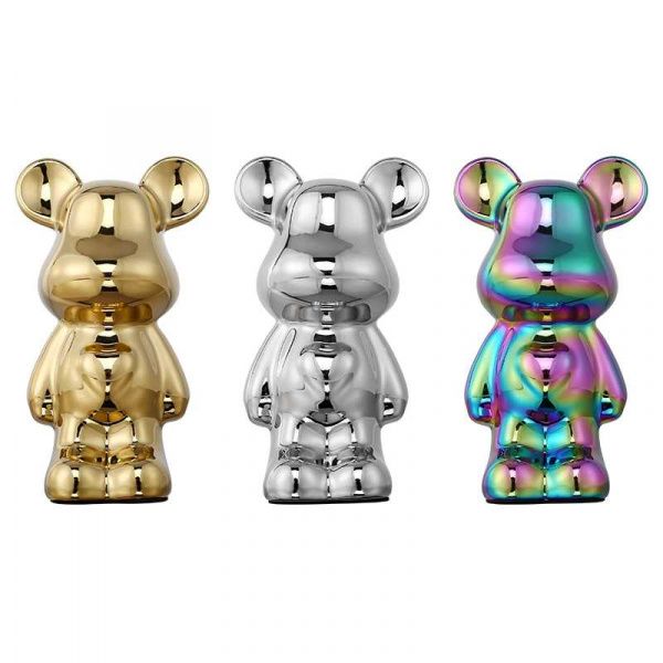 Статуэтка настольная ArtHomeDecor FUNNY BEAR 6652 SILVER